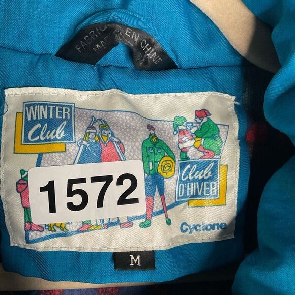 Vintage Puffer Jacket Ski Jacket Down Jacket Winter Jacket 80s size Medium‎ - Picture 4 of 9